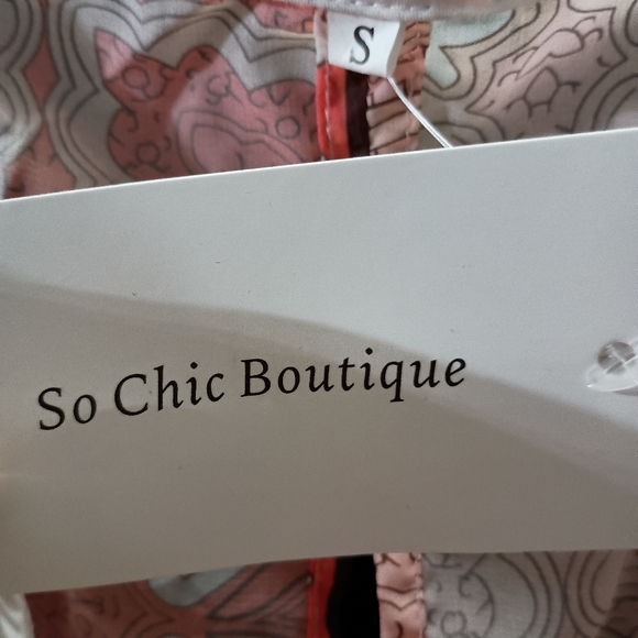 🩷 Bohemian High Slit Beach Cover Up NWT_Size Small - Picture 6 of 7